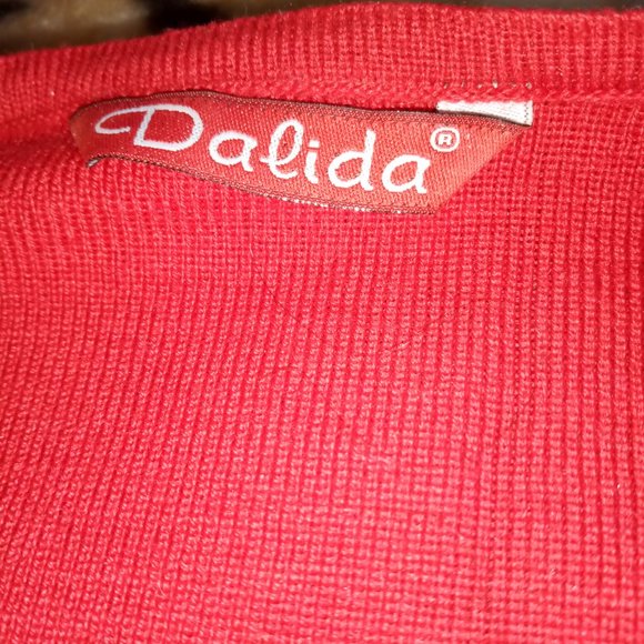 GUESS Dalida Red Sweater- Statement Piece size XL - Picture 3 of 4